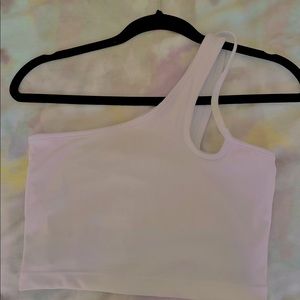 white , crop top